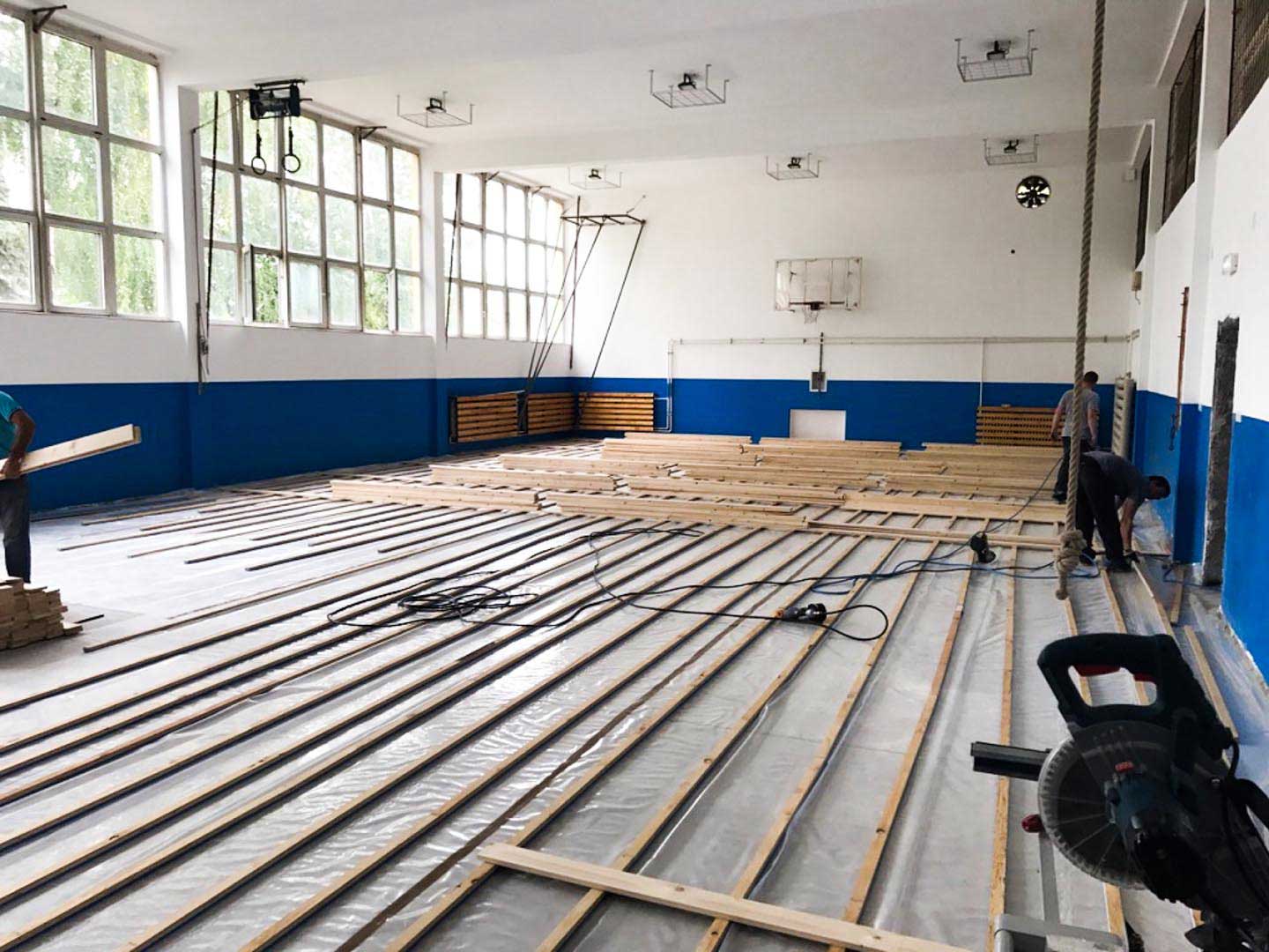 Rekonstrukcija fiskulturnog bloka ekonomske škole u Valjevu